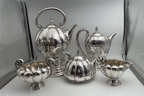 Georg Jensen Sterling Silver 5 piece Tea and Coffee Set No. 179