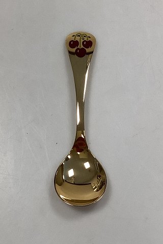 Georg Jensen Annual Spoon 1997 in Gilded Sterling Silver