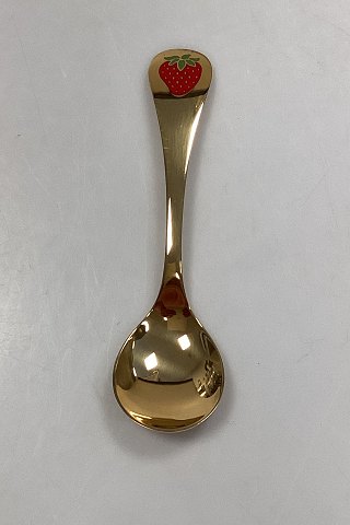Georg Jensen Årsske 2001 i forgyldt Sterling Sølv