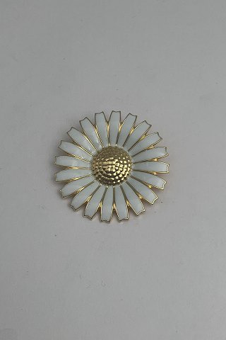 Georg Jensen Sterling Sølv Marguerit Broche Margrethe d.2 14 Januar 2024