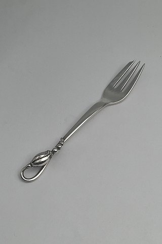 Georg Jensen Sterling Silver Magnolia Cake Fork No. 43