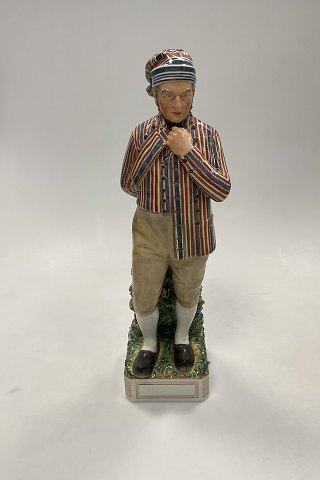Royal Copenhagen Overglasur Figur af ung mand fra Horne No. 12230
