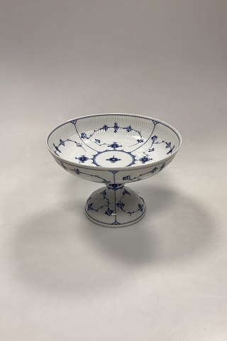 Royal Copenhagen Musselmalet Riflet Skål på fod No. 22/23