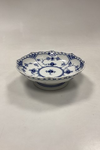 Royal Copenhagen Blue Fluted Full Lace Bowl on Foot No. 1023