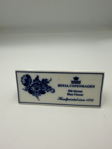 Blå Blomst Kantet