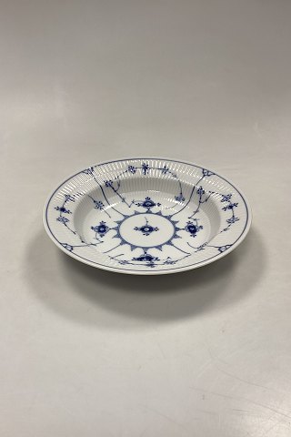 Royal Copenhagen Musselmalet Riflet Dyb Tallerken No. 168