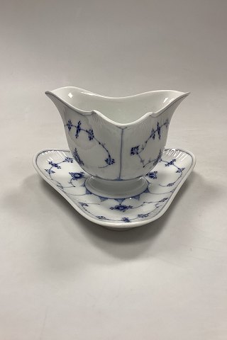 Royal Copenhagen Musselmalet Riflet Trekantet Sauceskål No. 203