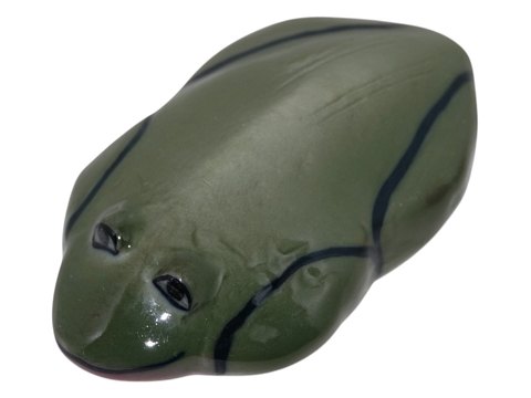 Bing & Grondahl Rare, small green frog figurine