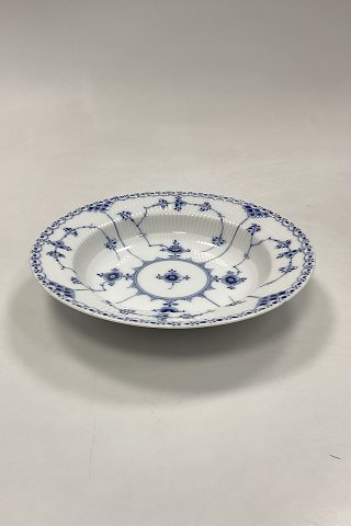 Royal Copenhagen Musselmalet Halvblonde Dyb tallerken No. 566