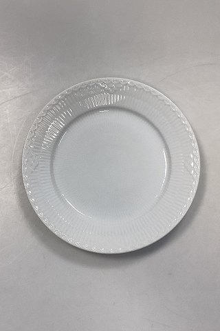 Royal Copenhagen Hvid Halvblonde Frokosttallerken No. 622