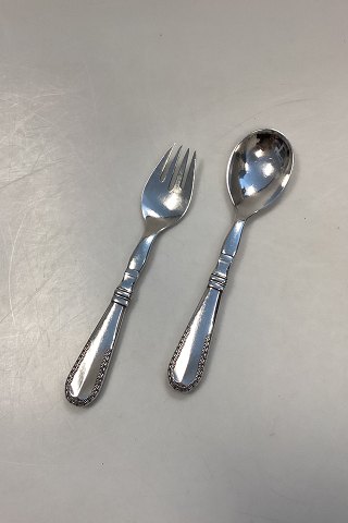 Georg Jensen Sølv Nordisk Salat Sæt No. 136