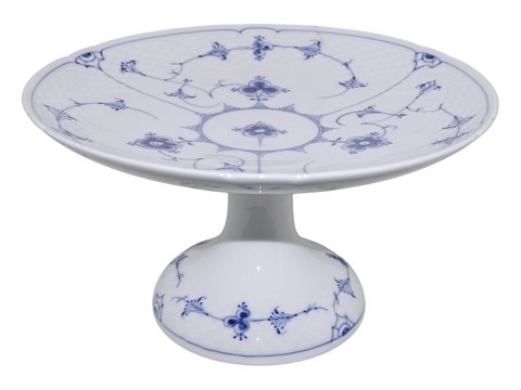Blue TraditionalCake stand with flat top