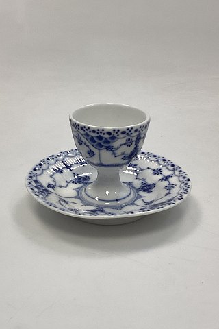 Royal Copenhagen Musselmalet Halvblonde Æggebæger med fast fod No. 543