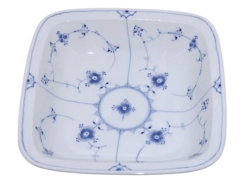 BlåmaletFirkantet skål 21,8 cm.