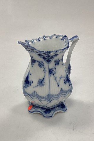Royal Copenhagen Blue Fluted Full Lace Creamer No. 1032