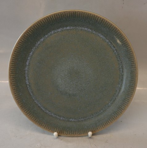 Green Dinnerplate 24.5 cm  Ceramics Stoneware Danish Art Pottery Knabstrup
