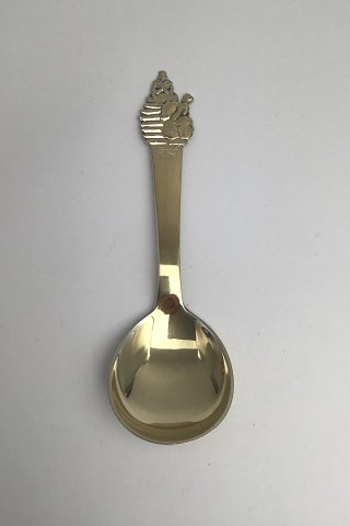 H.C. Andersen Fairy tale Child Spoon in Silver. The Princess and the Pea