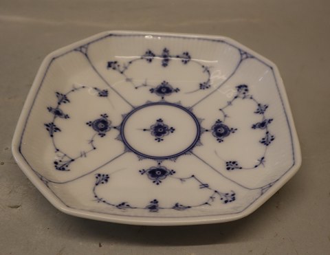 231-1 Tray, square 18 cm Blue Fluted Danish Porcelain