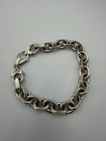 Kraftig sterling sølv armbånd