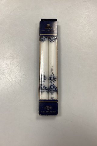 Royal Copenhagen Blue Fluted Half Lace Candles