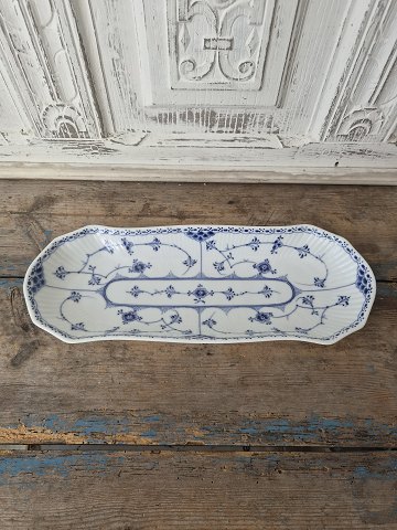 Royal Copenhagen Blue Fluted Half Lace celery dish No. 714