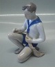 B&G figurB&G 2321 "Lille sømand" Vita Thymann 13,5 cm