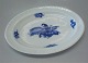 Kongelig Dansk Porcelæn Blå Blomst Flettet8085-10 Sættefad ovalt 21 cm