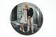 Bing & Grondahl artist platter "The first fanaticism"Plate No. 2 and No. 5Plate no. 270 A / 683 A