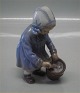 Dahl Jensen figur1151 Pige med spand 9,5 cm