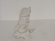 Bing & Grondahl figurineBoy sitting on fish by artist Kai Nielsen