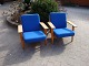 2 Hvilestole af Hans Wegner model GE 290 i lys eg i fin stand 5000 m2 udstilling