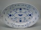 014 Stort ovalt stegefad 46 cm B&G Sommerfugl Ovale Stegefade