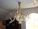 Antik Vicotoriansk loft lampe med glas arme.  5000m2 udstilling.