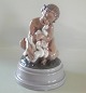 Dahl Jensen figur1198 Faun med gæslinger (J.J. Bregnø) 24,5 cm