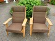 Et par hvile stole høj model tegnet af Hans wegner GE 290 model i fin stand 5000 m2 udstilling