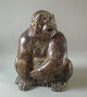 Royal Copenhagen Art Pottery20141 RC Monkey, sitting, Knud Kyhn August 1927
