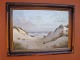 Stort flot strand maleri fra år ca 1880 malet af Edmund Fischer synonym Chr Møllgaard 5000 m2 udstilling