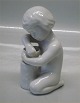 B&G White Figurine B&G 2296 Girl shaping bowl 12 cm - 100 years aniversary