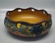 Ïpsen 128 Frugtskål med gennembrudt kant og vindruer Axel Sørensen 1939 128 XI AS25 x 10 cm