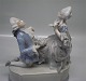 Royal Copenhagen figurine 1969 RC Lady & Beau Chr. T 1918 25 x 20 cm