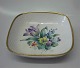B&G Saxon Flower white porcelain194 Tray, square 11 x 11 cm