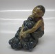 Dansk Stentøj B&G 4027 Lille bacchus med druer Kai Nielsen 11 cm