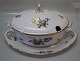 493-1671 Terrinfad, ovalt 37 cm493-1666 Terrin, oval med låg 19 x 32 cm Kongelig Dansk Let Saksisk Blomst