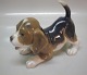 B&G figurB&G 2564 Beagle stående 12,5 cm Kgl. #564