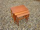 Hans J. Wegner/Andreas Tuck. Model AT33. Indskudsborde. Teak finer/ eg. 