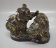Kongelig Dansk Stentøj21915 Kgl. Bjørneunger, 14,5 x 19 cm Knud Kyhn juni 1962