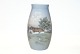 Bing & Grondahl Vase, Motif house by the waterDek. No. 577-5247