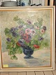 Maleri af blomster opsatsIngeborg Debois75,5x67,5 cm