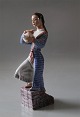 Dahl Jensen figurine1307 Tea girl (Linda Roerup) 22 cm