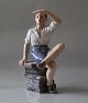Dahl Jensen figurine1216 Man "Morning Sun" 29.5 cm